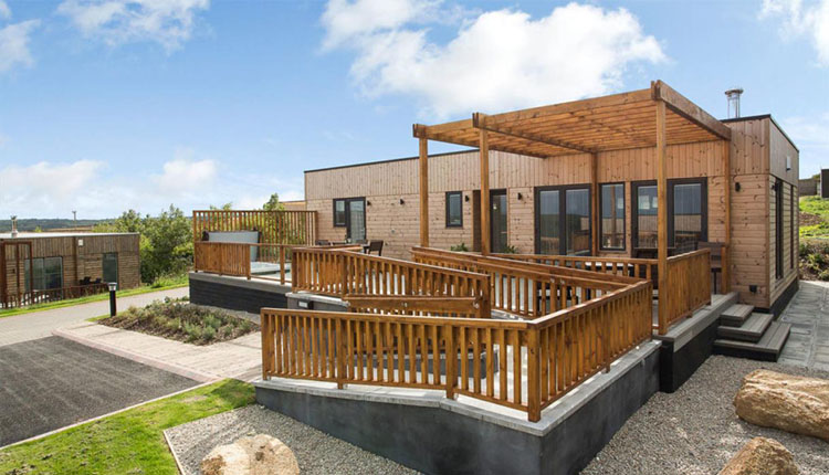 Wheelchair friendly cabin at Gwel an Mor